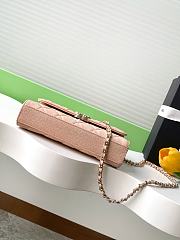 Kitlife Chanel 25S Kelly Top Handle Bag Light Pink 10x18x4.5cm - 4