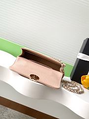 Kitlife Chanel 25S Kelly Top Handle Bag Light Pink 10x18x4.5cm - 3