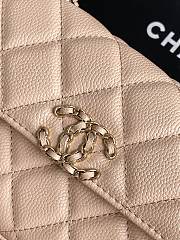 Kitlife Chanel 25S Kelly Top Handle Bag Light Pink 10x18x4.5cm - 2