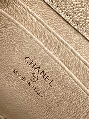 Kitlife Chanel 25S Kelly Top Handle Bag Beige 10x18x4.5cm - 6