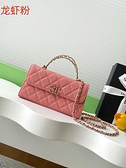 Kitlife Chanel 25S Kelly Top Handle Bag Pink 10x18x4.5cm - 1