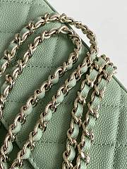 Kitlife Chanel 25S Kelly Top Handle Bag Light Green 10x18x4.5cm - 6