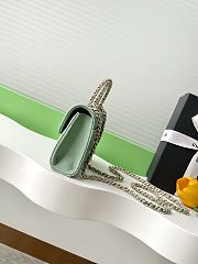 Kitlife Chanel 25S Kelly Top Handle Bag Light Green 10x18x4.5cm - 5