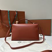 Kitlife Loro Piana Crossbody Bag Brown 27x10x16cm - 4