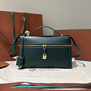 Kitlife Loro Piana Crossbody Bag Green 27x10x16cm - 1