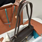 Kitlife Loro Piana Crossbody Bag Dark Brown 27x10x16cm - 5