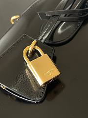Kitlife Celine Honorine Bag In Black Shiny Calfskin 22x17.5x9.5cm - 5