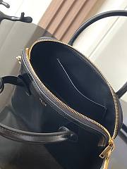 Kitlife Celine Honorine Bag In Black Shiny Calfskin 22x17.5x9.5cm - 4