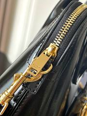 Kitlife Celine Honorine Bag In Black Shiny Calfskin 22x17.5x9.5cm - 3