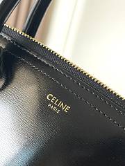 Kitlife Celine Honorine Bag In Black Shiny Calfskin 22x17.5x9.5cm - 2