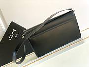 Kitlife Celine Trapeze Triomphe Logo Bag Black 26.2x14.5x2cm - 5