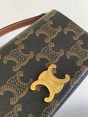 Kitlife Celine Trapeze Triomphe Logo Bag Triomphe Canvas and Tan 26.2x14.5x2cm - 2