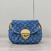 Kitlife Louis Vuitton Sunset Bag Monogram Blue Denim M46829 18x3x27cm - 1