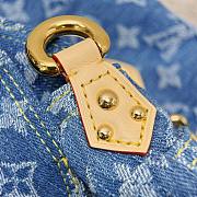 Kitlife Louis Vuitton Sunset Bag Monogram Blue Denim M46829 18x3x27cm - 2