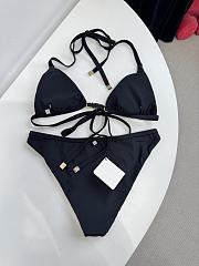 Kitlife Loewe 25 Metal Chain Swimsuit Black  - 1