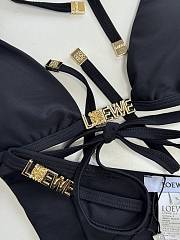 Kitlife Loewe 25 Metal Chain Swimsuit Black  - 6
