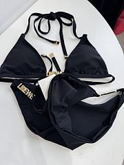 Kitlife Loewe 25 Metal Chain Swimsuit Black  - 4