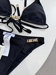 Kitlife Loewe 25 Metal Chain Swimsuit Black  - 3