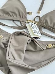Kitlife Loewe 25 Metal Chain Swimsuit Taupe - 6