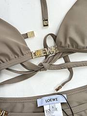 Kitlife Loewe 25 Metal Chain Swimsuit Taupe - 4