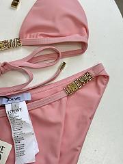 Kitlife Loewe 25 Metal Chain Swimsuit Pink - 4