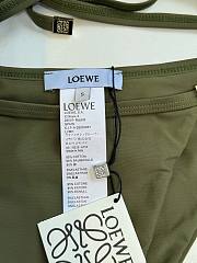 Kitlife Loewe 25 Metal Chain Swimsuit Green Olive - 3
