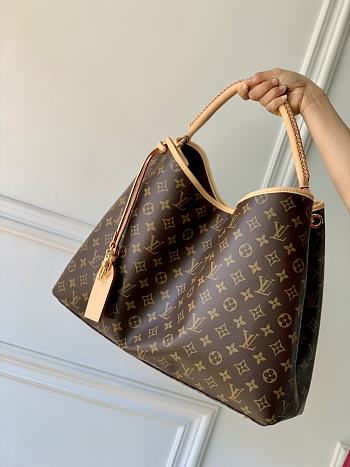 Kitlife Louis Vuitton Again Bag Brown Monogram Canvas M25877 53x30x15.5cm