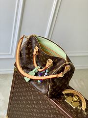 Kitlife Louis Vuitton Speedy Soft 30 Lucky Bag With Green Leather Trim M15107 30x21x17cm - 5
