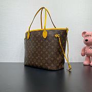 Kitlife Louis Vuitton Neverfull Bandoulière Inside Out MM Bag Yellow M12779 31x28x14cm - 4