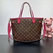 Kitlife Louis Vuitton Neverfull Bandoulière Inside Out MM Bag Pink M12707 31x28x14cm - 1