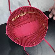 Kitlife Louis Vuitton Neverfull Bandoulière Inside Out MM Bag Pink M12707 31x28x14cm - 5