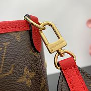 Kitlife Louis Vuitton Neverfull Bandoulière Inside Out MM Bag Red M12708 31x28x14cm - 6