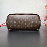 Kitlife Louis Vuitton Neverfull Bandoulière Inside Out MM Bag Red M12708 31x28x14cm - 3