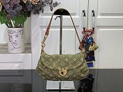 Kitlife Louis Vuitton Sunset Bag Green Denim M95050 26x15x9cm - 1