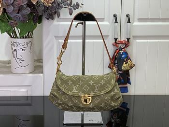 Kitlife Louis Vuitton Sunset Bag Green Denim M95050 26x15x9cm
