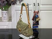 Kitlife Louis Vuitton Sunset Bag Green Denim M95050 26x15x9cm - 3