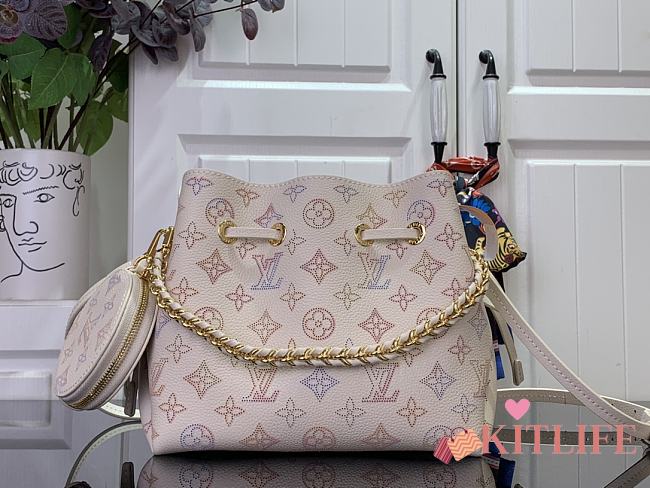 Kitlife Louis Vuitton Bella Bag White and Gradient M15114 22x14x19cm - 1