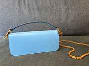 Kitlife Valentino Garavani Loco Shoulder Bag Light Blue With Colored Diamond Buckle 27x13x6cm  - 3