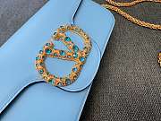 Kitlife Valentino Garavani Loco Shoulder Bag Light Blue With Colored Diamond Buckle 27x13x6cm  - 2