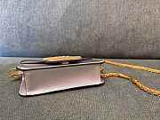 Kitlife Valentino Garavani Loco Shoulder Bag Silver With Colored Diamond Buckle 27x13x6cm - 6