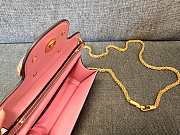 Kitlife Valentino Garavani Loco Shoulder Bag Pink With Colored Diamond Buckle 27x13x6cm - 3