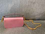 Kitlife Valentino Garavani Loco Shoulder Bag Pink With Colored Diamond Buckle 27x13x6cm - 6