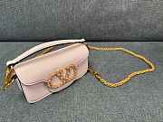 Kitlife Valentino Garavani Loco Shoulder Bag White With Colored Diamond Buckle 27x13x6cm - 5