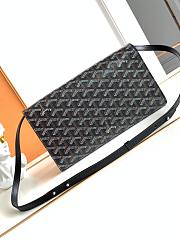 Kitlife Goyard Monte-Carlo Small Clutch Black 14.5x4x25cm - 3