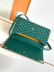 Kitlife Goyard Monte-Carlo Small Clutch Green 14.5x4x25cm - 4
