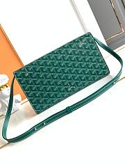 Kitlife Goyard Monte-Carlo Small Clutch Green 14.5x4x25cm - 5