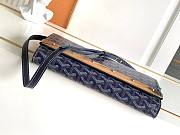 Kitlife Goyard Monte-Carlo Small Clutch Dark Blue 14.5x4x25cm - 5