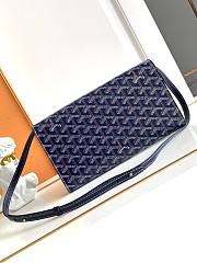 Kitlife Goyard Monte-Carlo Small Clutch Dark Blue 14.5x4x25cm - 2