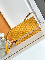 Kitlife Goyard Monte-Carlo Small Clutch Yellow 14.5x4x25cm - 1