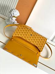 Kitlife Goyard Monte-Carlo Small Clutch Yellow 14.5x4x25cm - 4